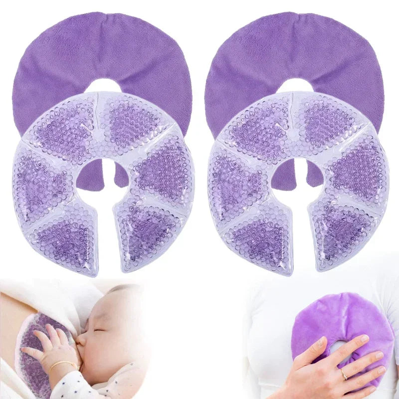 Hot Cold Breast Therapy Gel Pads – Nursing & Postpartum Care Nursing Gel Pads PLUSH
