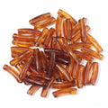 Amber Acrylic Beads – Heart Cube Oval Round Shapes for DIY Acrylic Craft Beads PLUSH style 07 x 50pcs