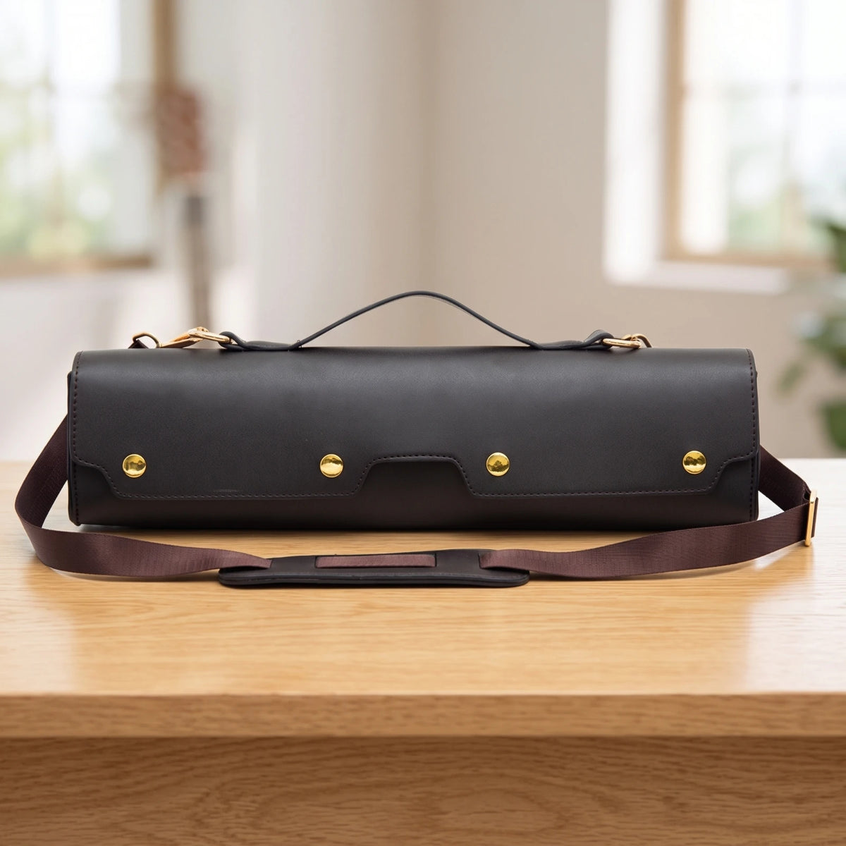 Slim Flute Bag with Shoulder Strap – Water Resistant Case Instrument Carrying Bag PLUSH