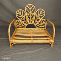 Newborn Photography Prop Retro Rattan Basket Chair 0–6M Newborn Photo Prop PLUSH Photography bed 2