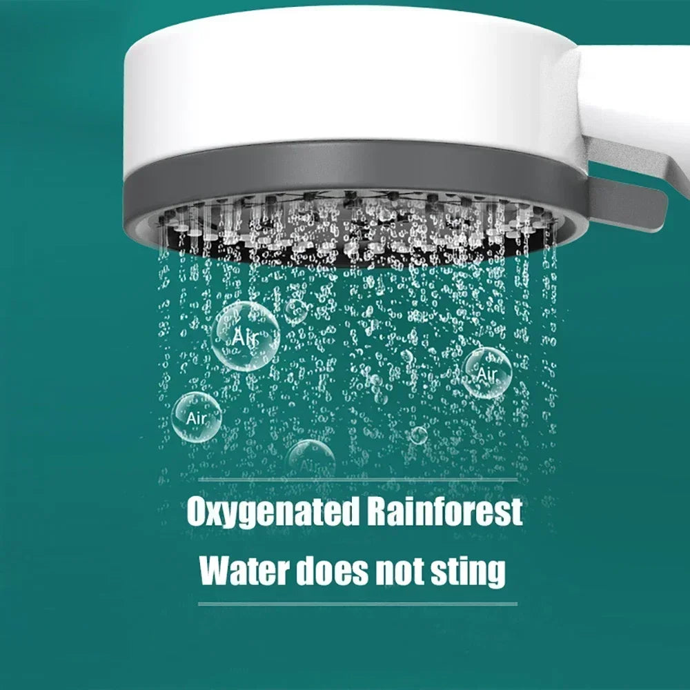 10-Mode Filtered Handheld Shower Head | One-Touch Stop Handheld Shower Head PLUSH