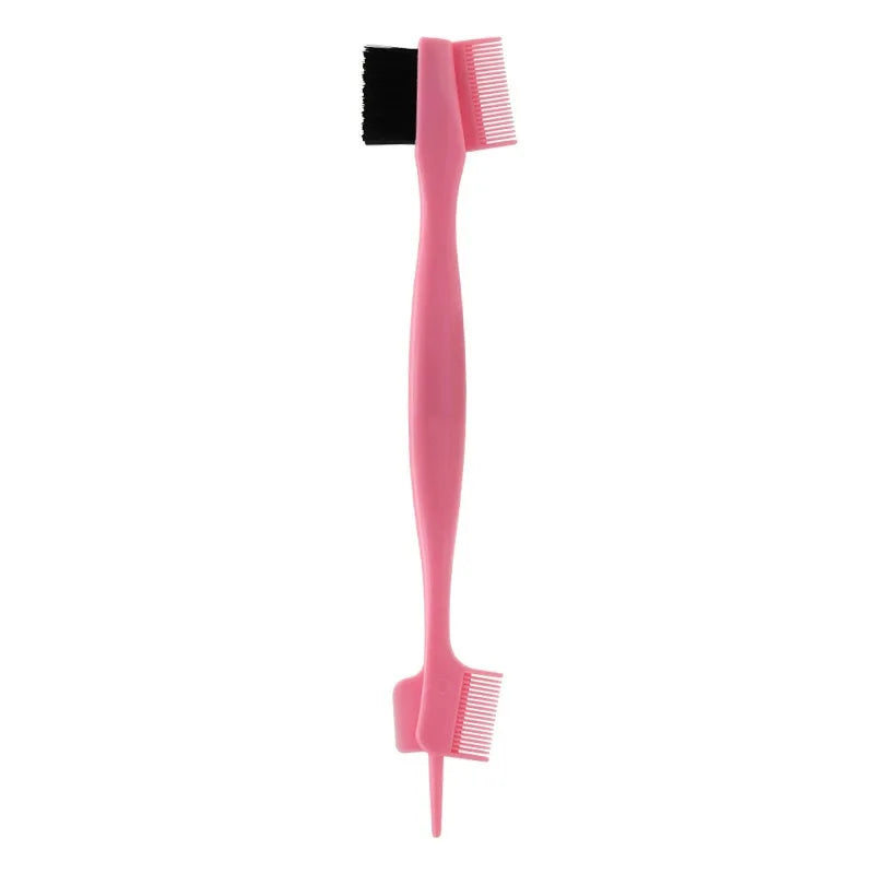 Edge Control Brush Comb for Wigs & Natural Hair – 1pc Hair Styling Comb PLUSH Pink