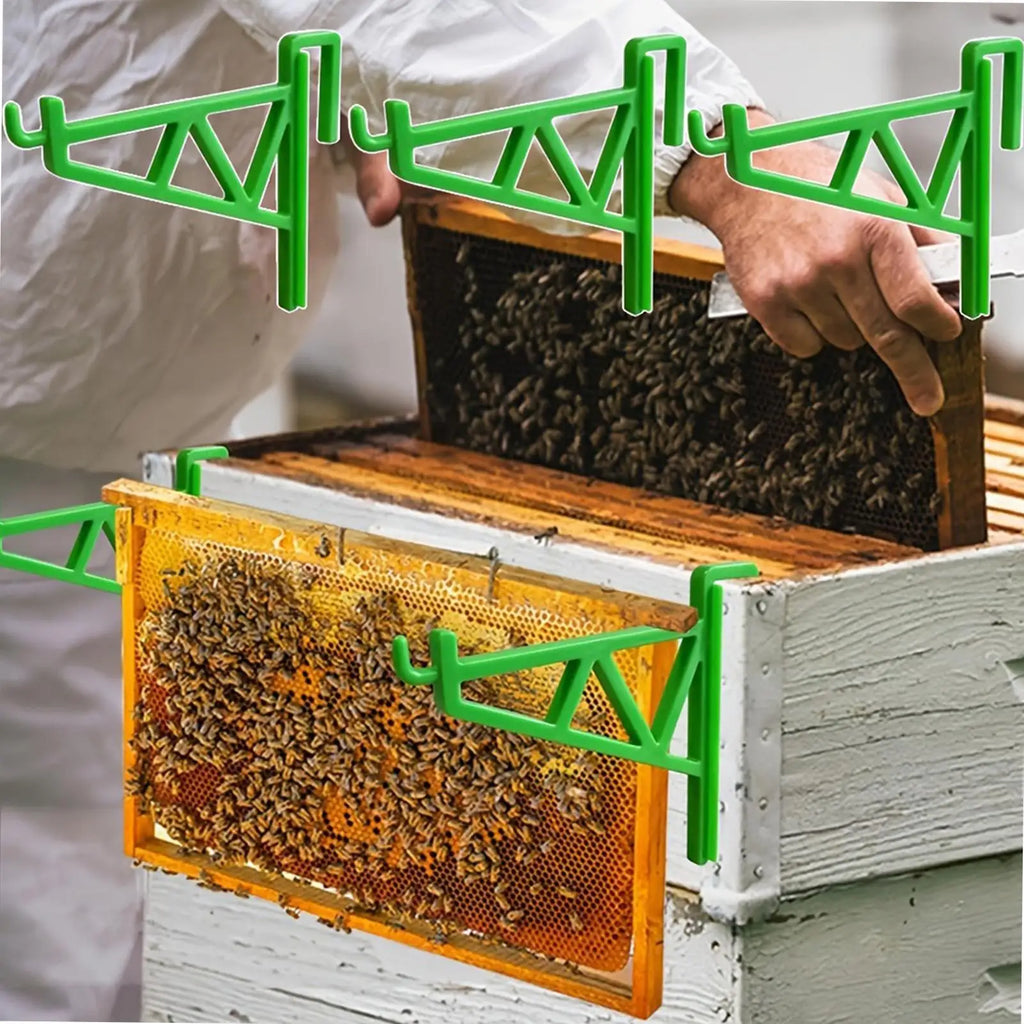 Beehive Frame Holder 2Pcs – Heavy Duty Plastic Beekeeping Perch Beekeeping Frame Holder PLUSH