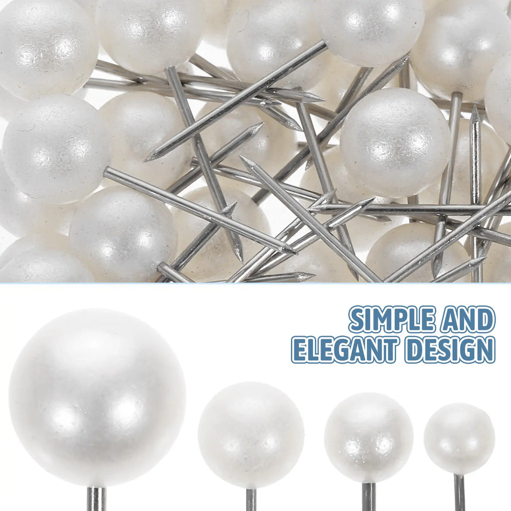 200Pcs Ball Head Straight Pins – Sewing, Craft & Bulletin Board Straight Pins Set PLUSH Default Title