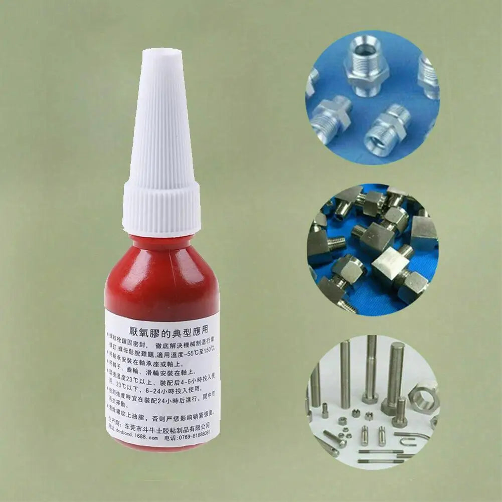 10g Medium Strength Blue Anaerobic Threadlocker Adhesive Threadlocker Adhesive PLUSH