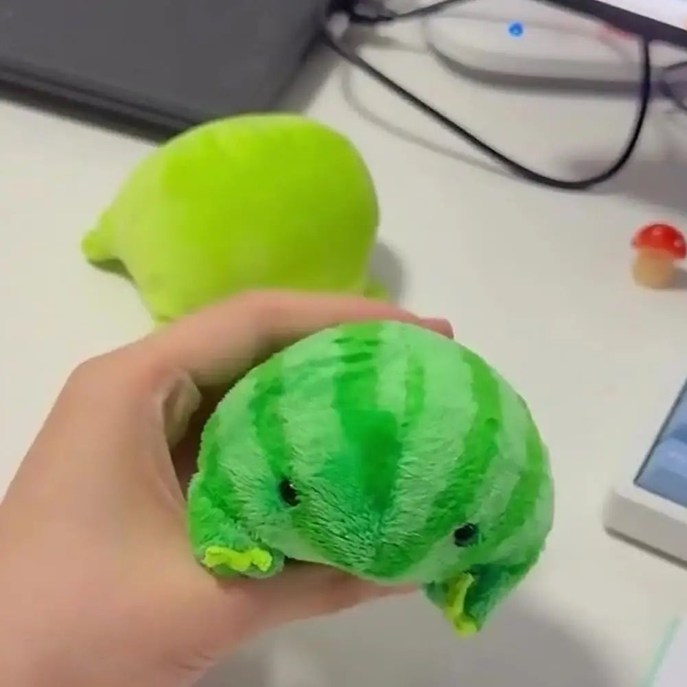 Watermelon Frog Plush Toy – Cute Stuffed Animal Kids Gift Stuffed Plush Toy PLUSH
