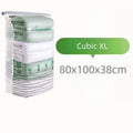 TAILI No-Pump Vacuum Storage Bags – Large Compression Bags Vacuum Storage Bags PLUSH cubic Vacuum Bag XL