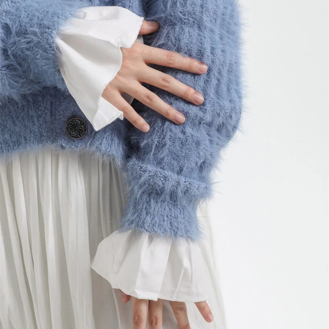 Lace Ruffle Detachable Sleeve Cuffs – Vintage Wrist Accessory Detachable Sleeve Cuffs PLUSH