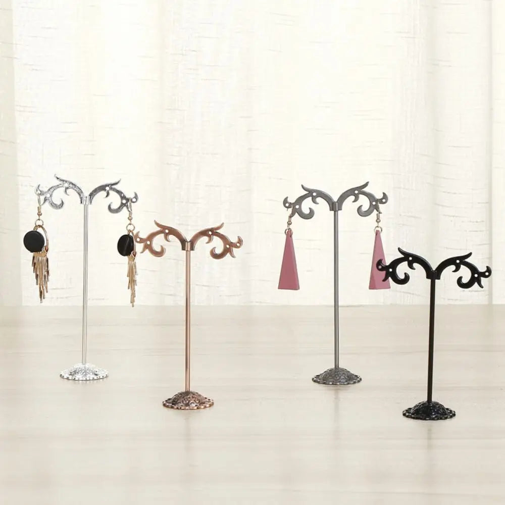 Metal Earring Holder Stand Set of 3 – Jewelry Display Rack Jewelry Display Stand PLUSH