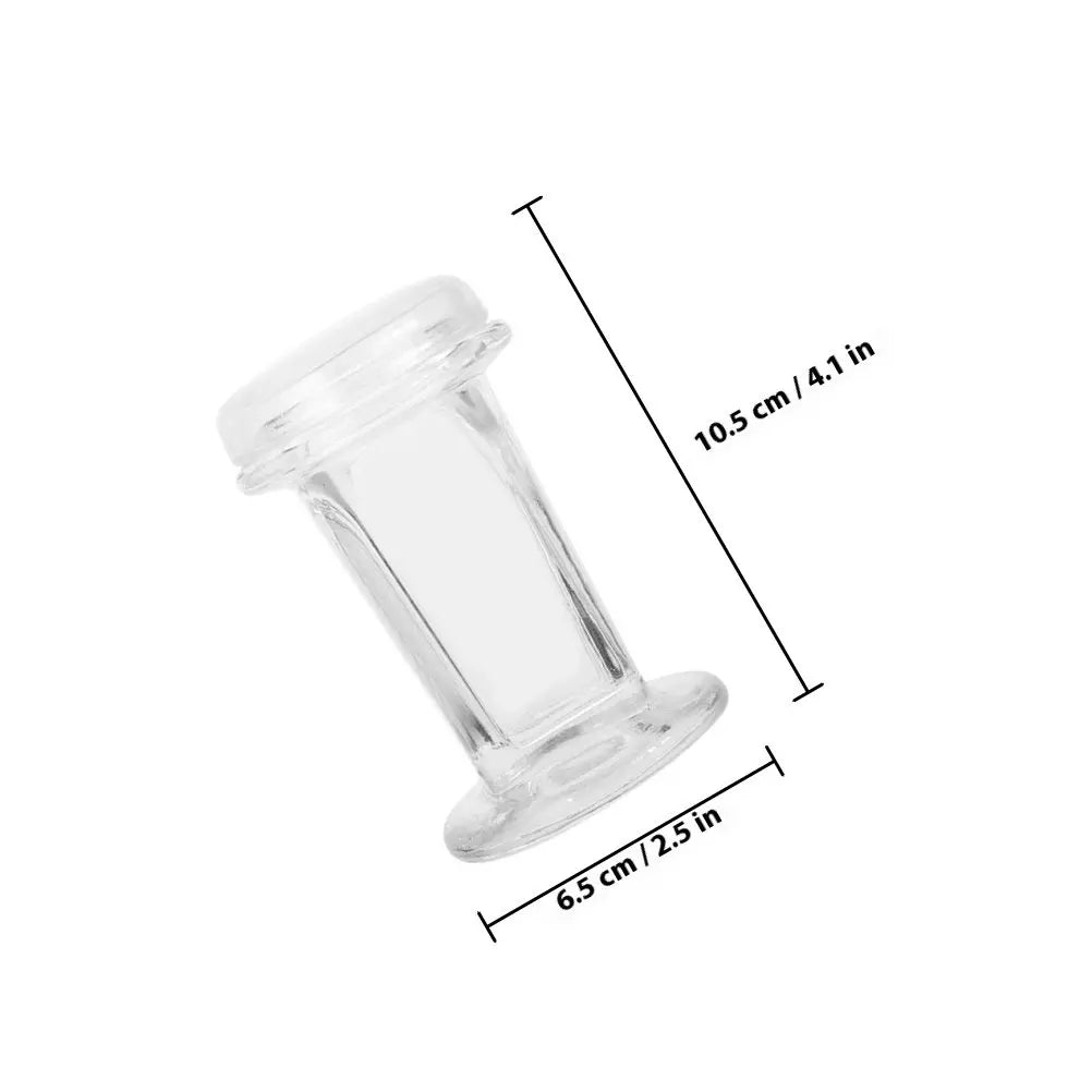 2-Pack Clear Glass Slide Staining Jars | Lab Specimen Tanks Lab Staining Jars PLUSH