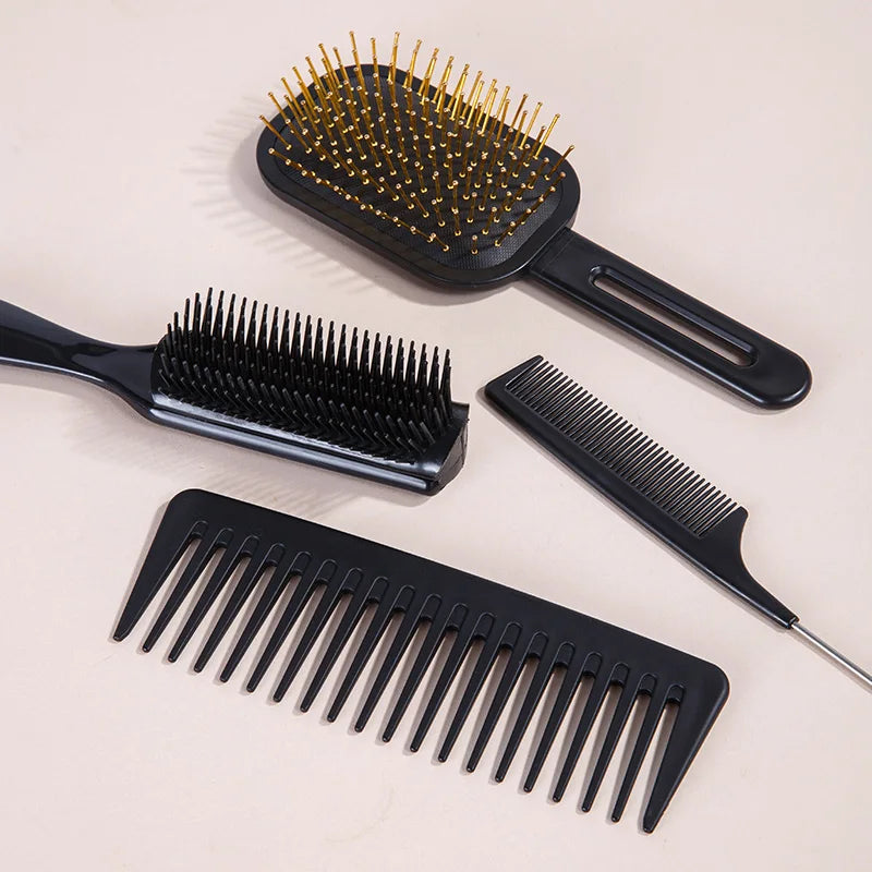 4-Piece Airbag Comb Set – Detangling & Scalp Massage Combs Hair Comb Set PLUSH