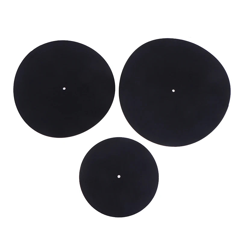 Felt Turntable Slipmat 3mm – LP Vinyl Record Anti-Slip Mat Turntable Slipmat PLUSH
