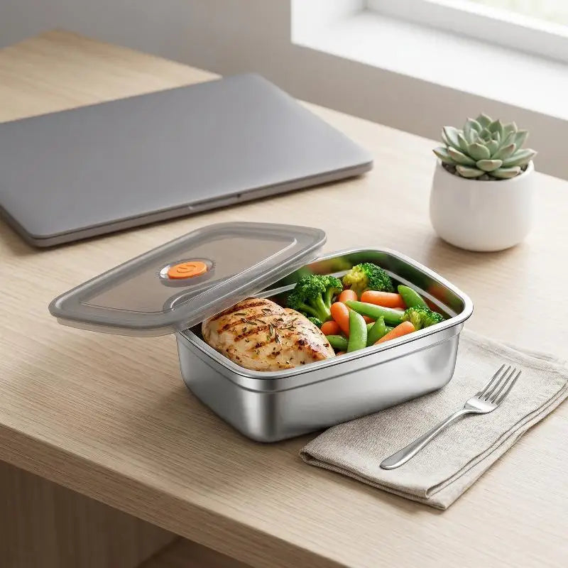 Stainless Steel Bento Box – Leak-Proof Lunch Container Bento Lunch Box PLUSH