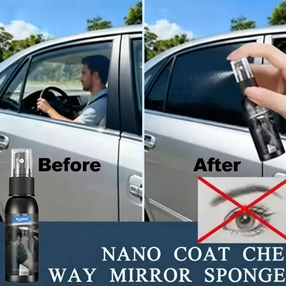 One-Way Privacy Mirror Spray for Car & Home Glass – 50ml Privacy Mirror Spray PLUSH