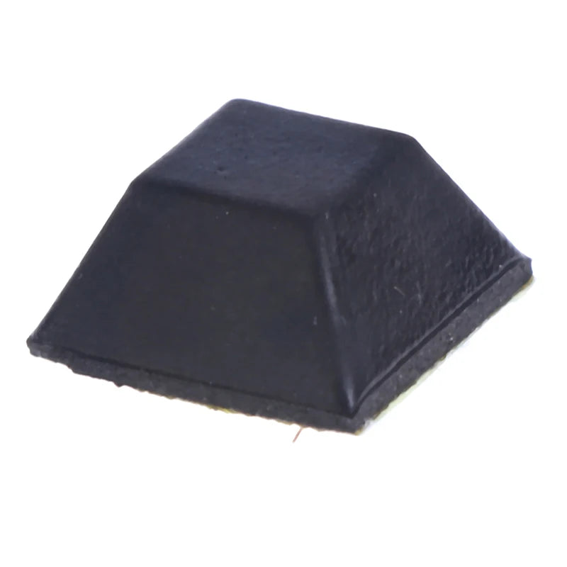 40pcs Square Rubber Bumper Feet Self-Adhesive Furniture Pads Rubber Bumper Pads PLUSH