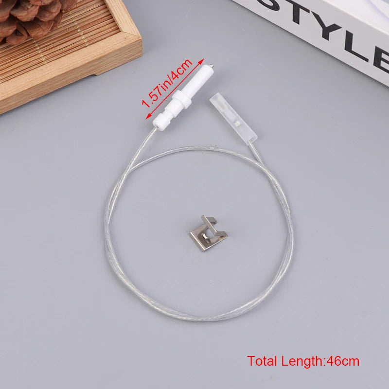 Gas Cooktop Igniter Electrode Spark Plug with Wire 35mm/40mm Stove Igniter Part PLUSH A