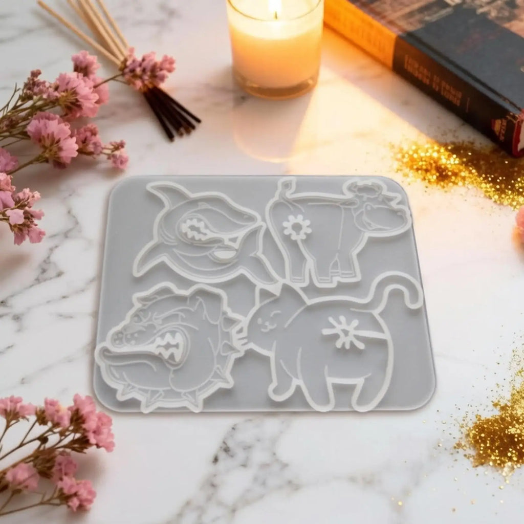 Cat Butt Silicone Mold – 4-Cavity DIY Craft & Baking Mold DIY Silicone Mold PLUSH