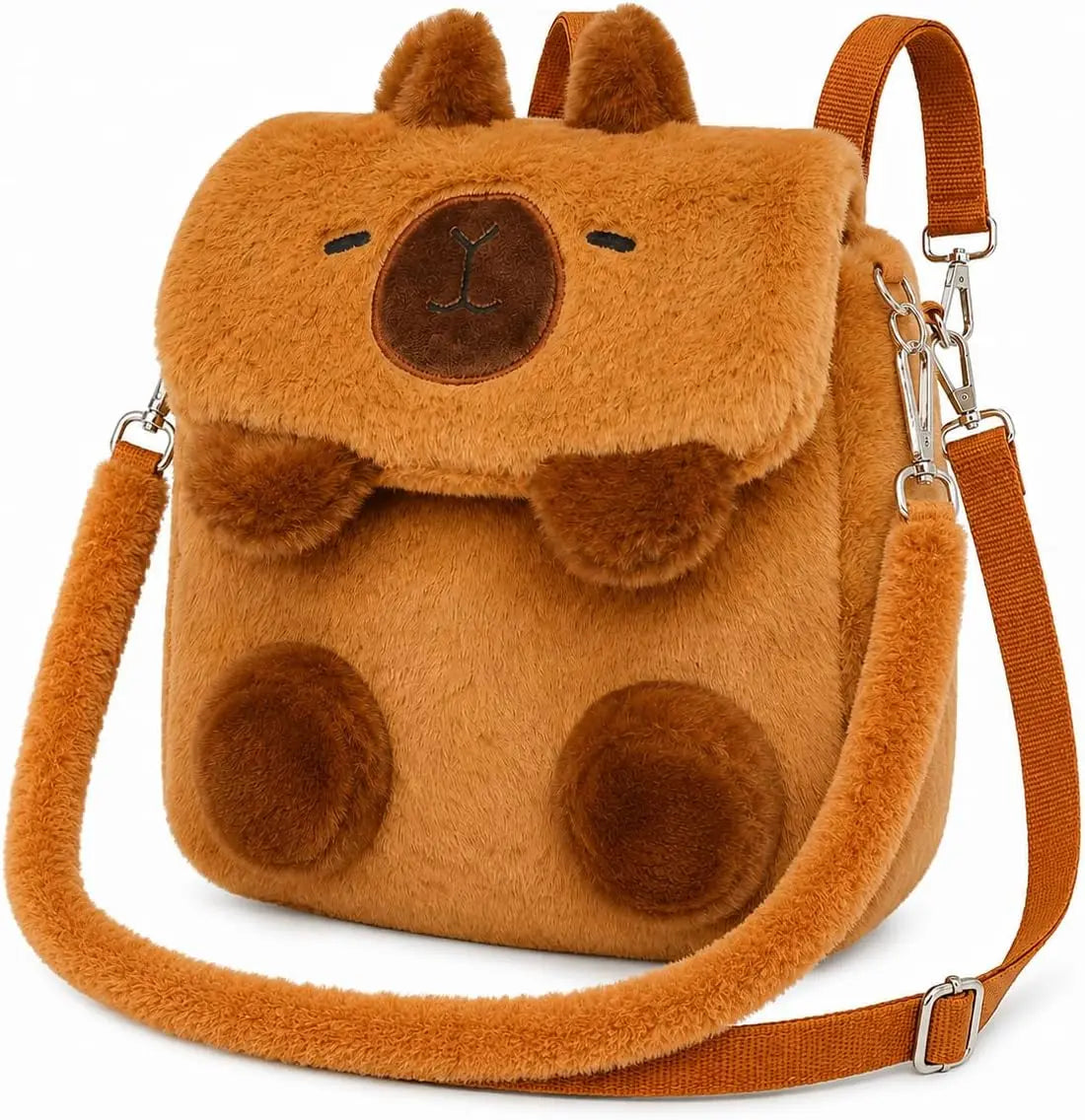 Cute Cartoon Plush Backpack – Large Capacity Fluffy School Bag Plush Backpack PLUSH
