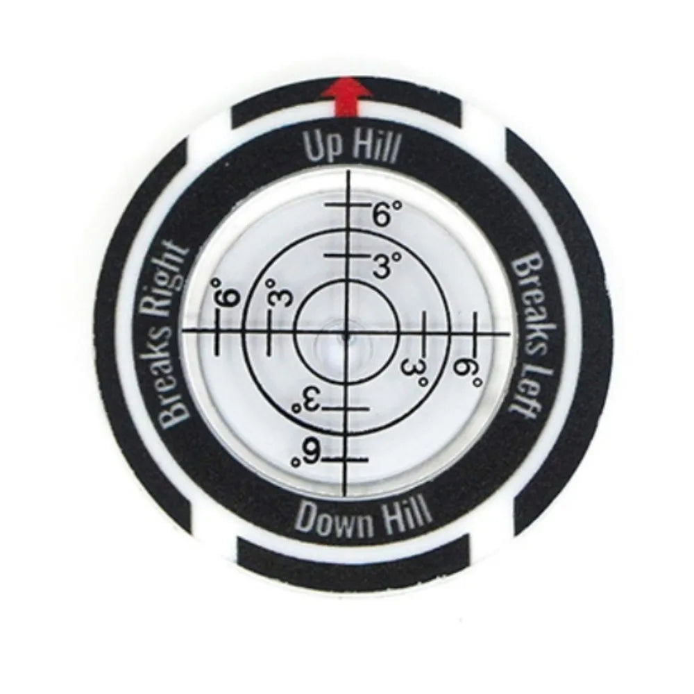 Golf Green Slope Leveler & Ball Marker Spirit Level Tool Golf Training Aid PLUSH Style 4