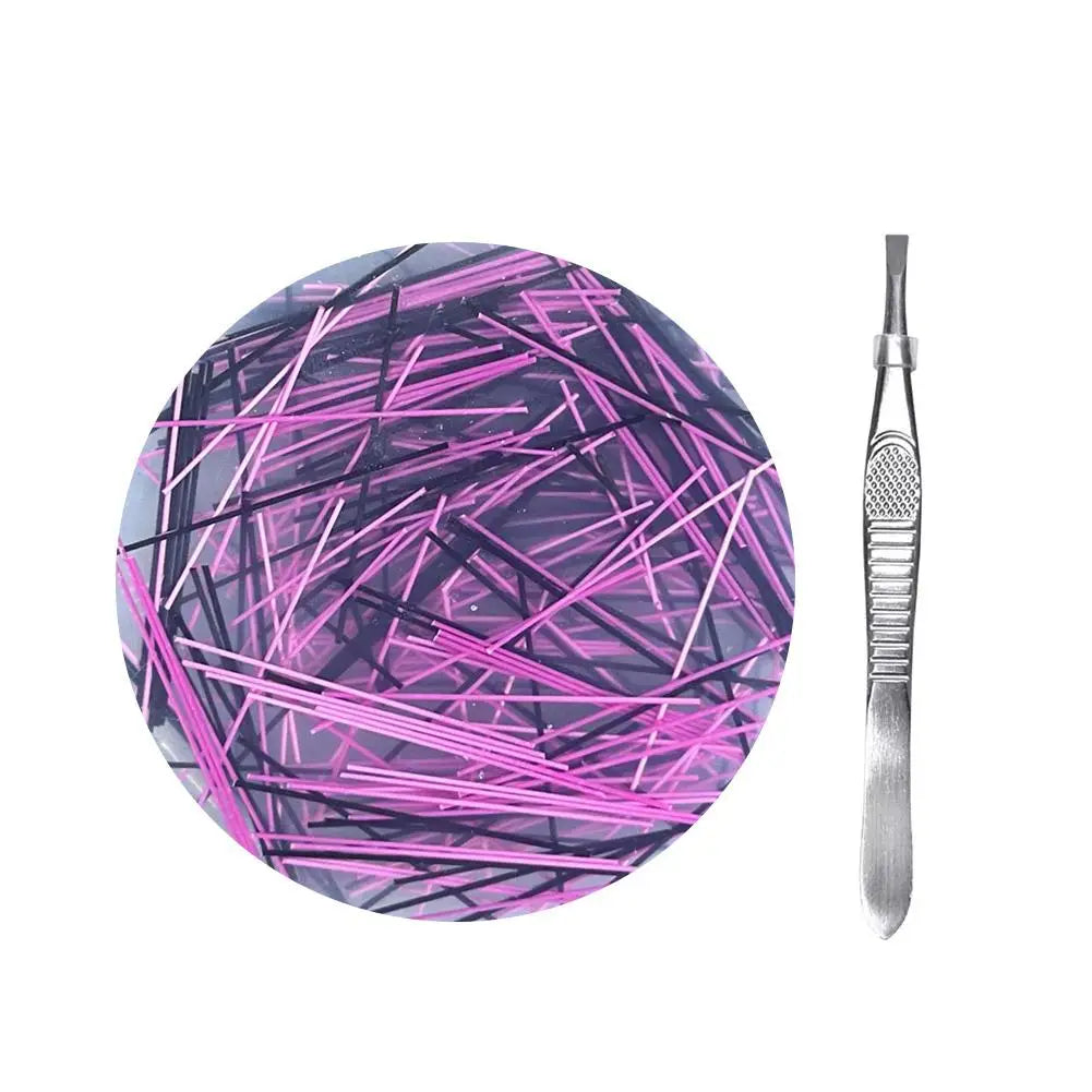 Silicone Thread Pulling Sensory Fidget Toy with Tweezers Sensory Fidget Toy PLUSH I