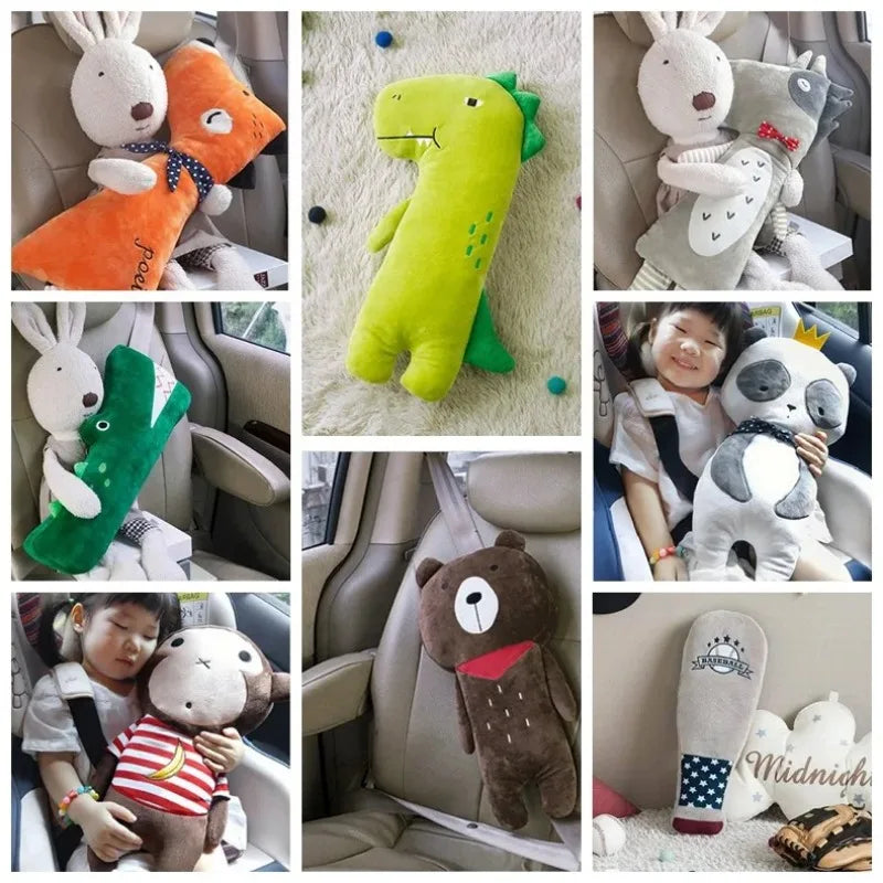 Kids Cartoon Seatbelt Pillow – Neck & Shoulder Pad Cover Kids Seatbelt Pillow PLUSH