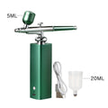 Portable Airbrush Compressor – Nail Art, Cake & Tattoo Airbrush Compressor PLUSH green