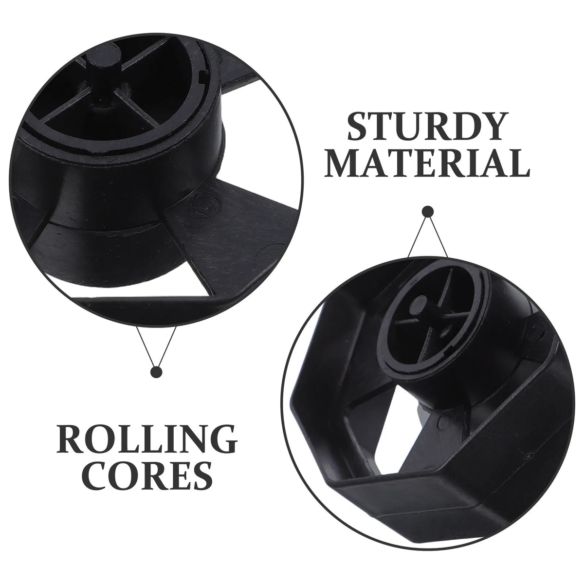 Tape Dispenser Replacement Roller Cores 6-Pack | Large & Small Tape Dispenser Parts PLUSH