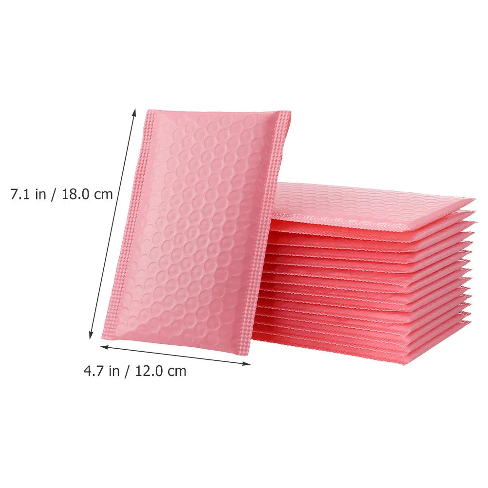 60pcs Bubble Mailers Padded Shipping Bags | Waterproof Self-Seal Bubble Mailers PLUSH 12X18CM