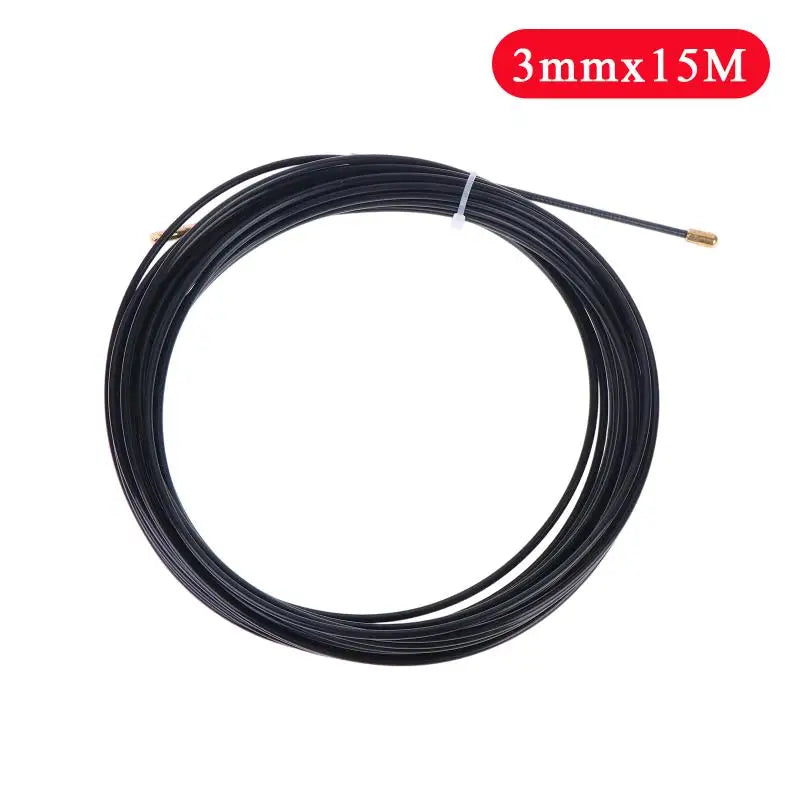 Nylon Cable Puller Spring Tape 5–30M | Flexible Wire Lead Tool Cable Puller Fish Tape PLUSH 3mmx15M