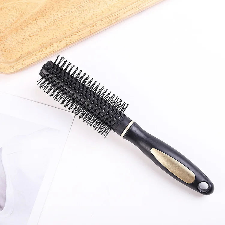 Anti-Static Air Cushion Massage Hair Brush & Scalp Comb Hair Brush & Comb PLUSH Black curly hair