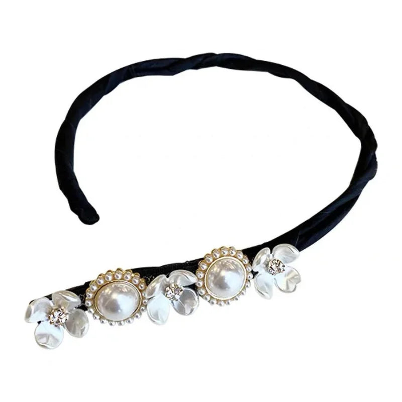 Pearl Flower Bun Maker – Korean Hair Braider & Hairpin Hair Styling Tool PLUSH