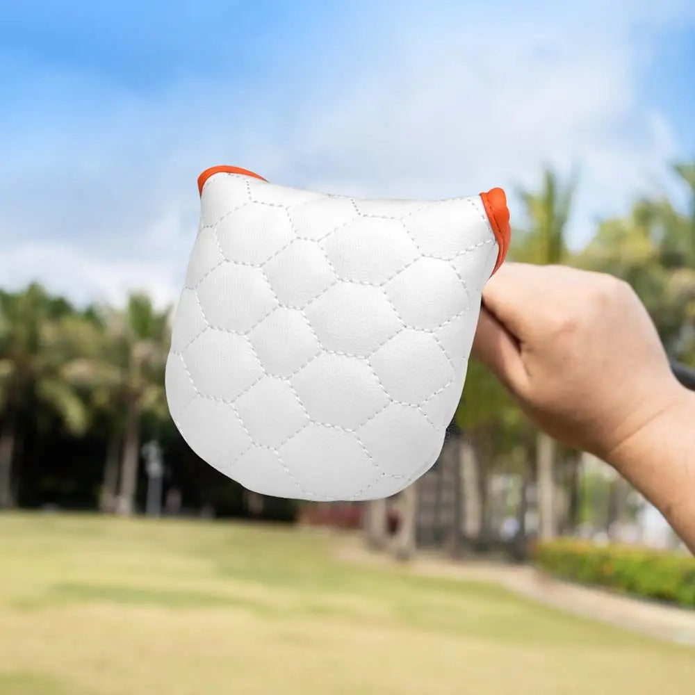 Golf Mallet Putter Cover – PU Leather Headcover Protector Golf Putter Cover PLUSH