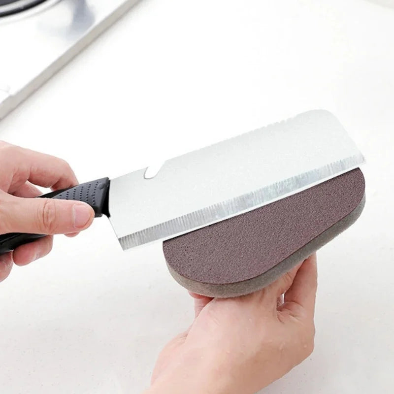 Magic Emery Sponge Eraser Brush – Kitchen & Bath Cleaner Cleaning Brush PLUSH