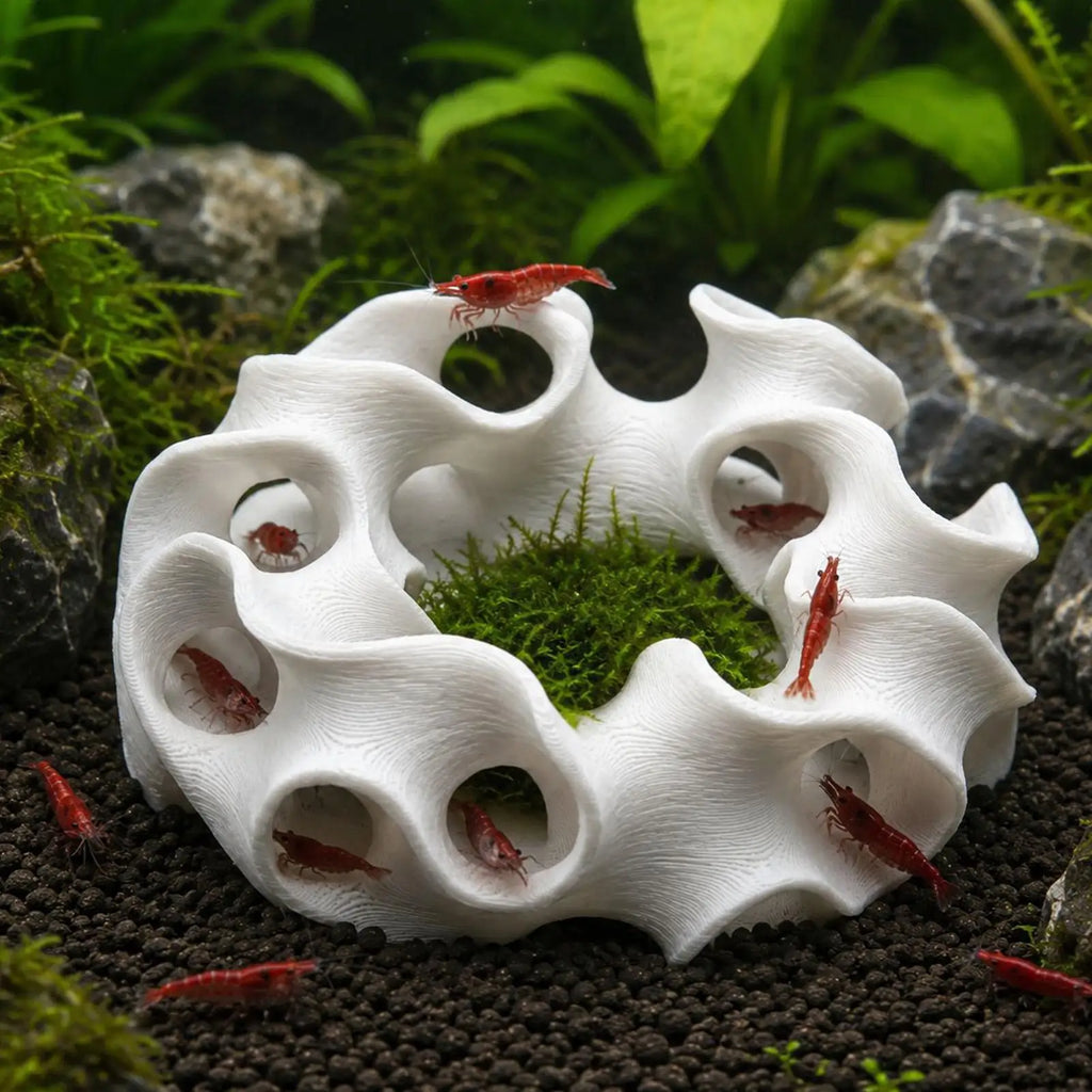 Betta Hammock & Shrimp Cave – 3D Printed Aquarium Decor Aquarium Decor PLUSH