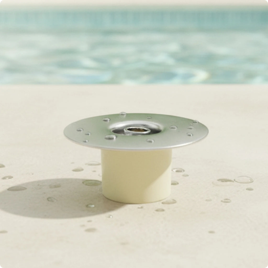 Stainless Steel Pool Return Nozzle – Directional Spa Jet Pool Return Nozzle PLUSH 15-Inch Stem