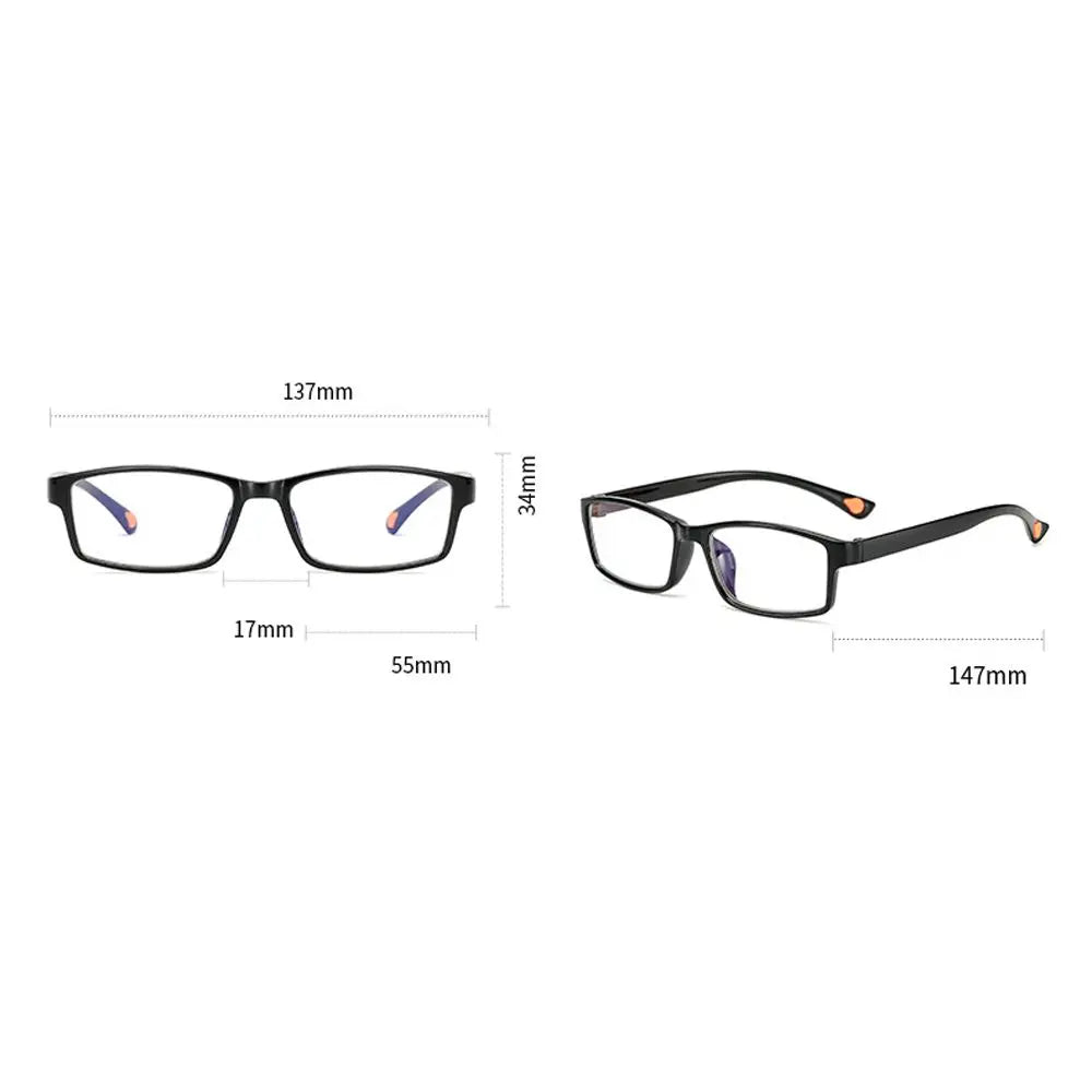 Ultralight Square Myopia Glasses – Anti-Reflective Unisex Frames Myopia Eyeglasses PLUSH