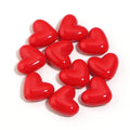 50pcs Y2K Heart Acrylic Spacer Beads – DIY Jewelry Making Acrylic Spacer Beads PLUSH red