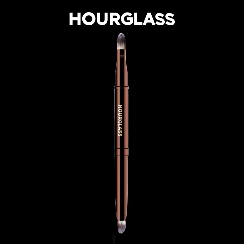 Retractable Double-Ended Lip Brush – Soft Fiber Metal Handle Lip Makeup Brush PLUSH