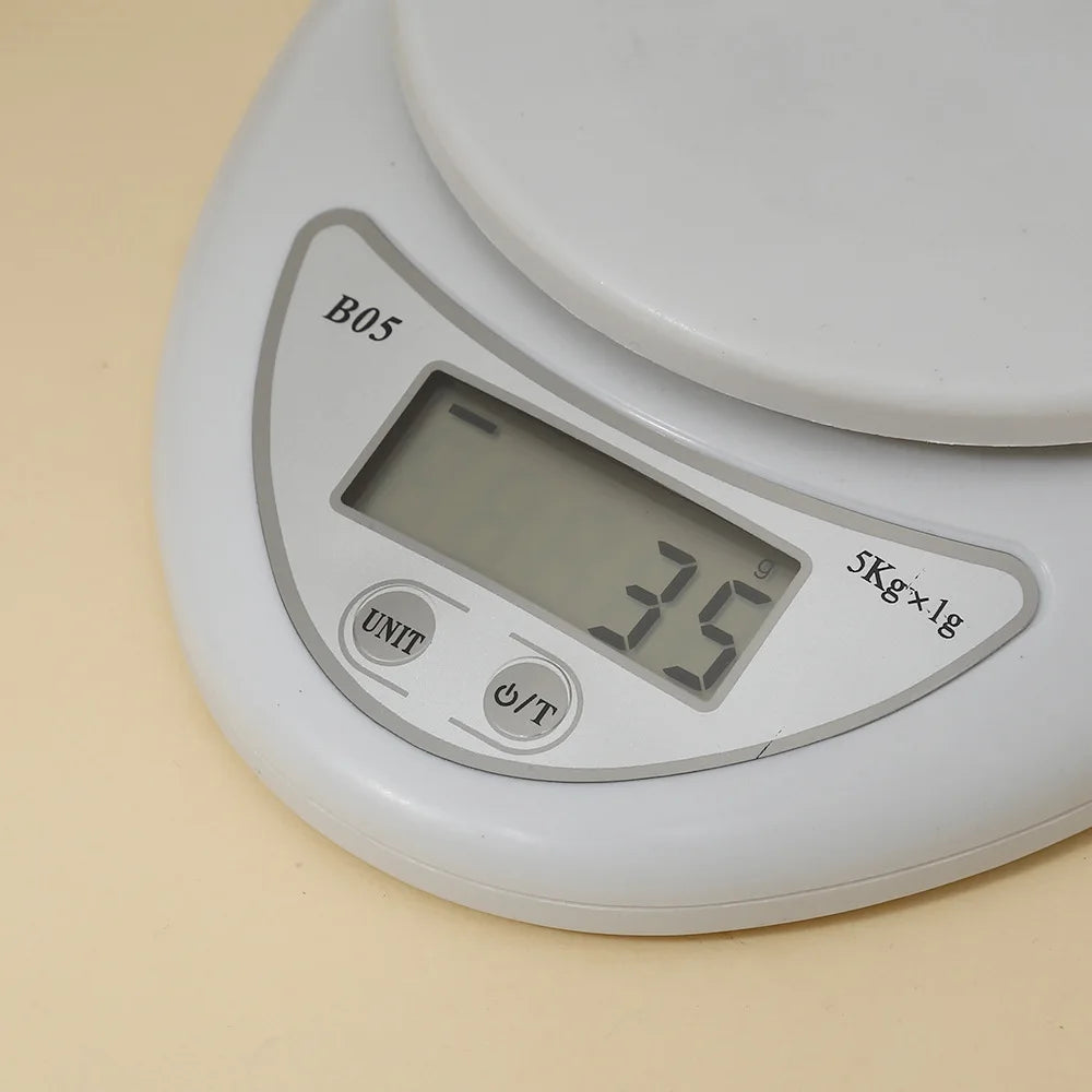 5kg Digital Kitchen Scale | LED Display & Tare Function Digital Kitchen Scale PLUSH