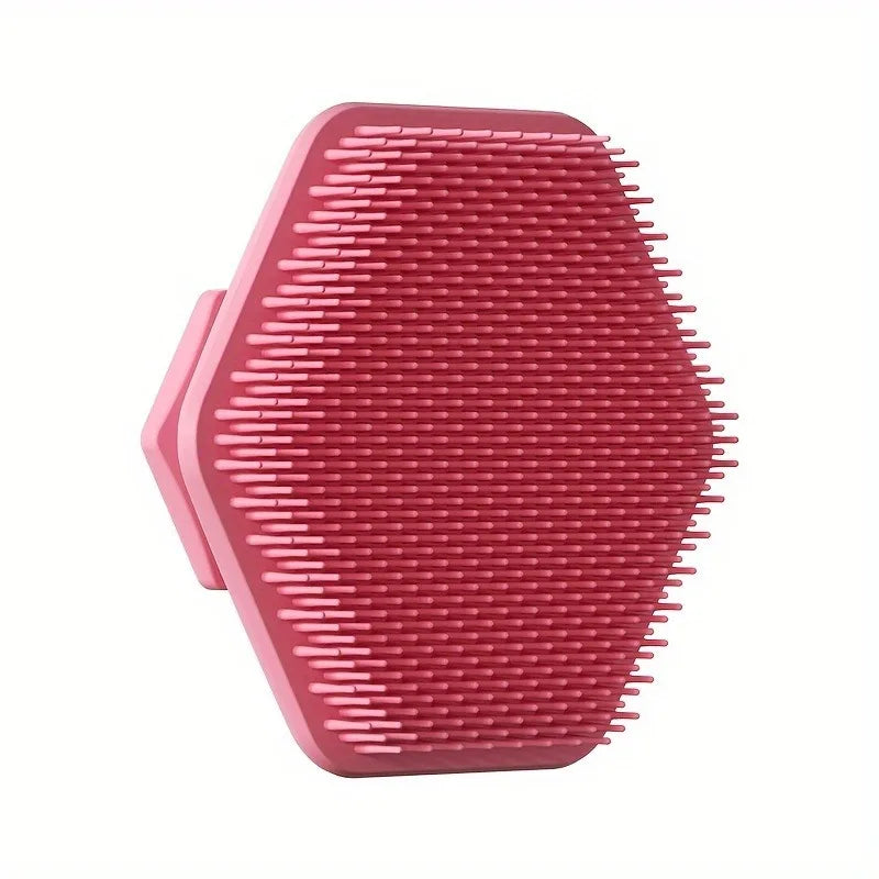 Men's Beard Brush – Soft Bristle Grooming & Shaving Tool Beard Grooming Brush PLUSH Pink