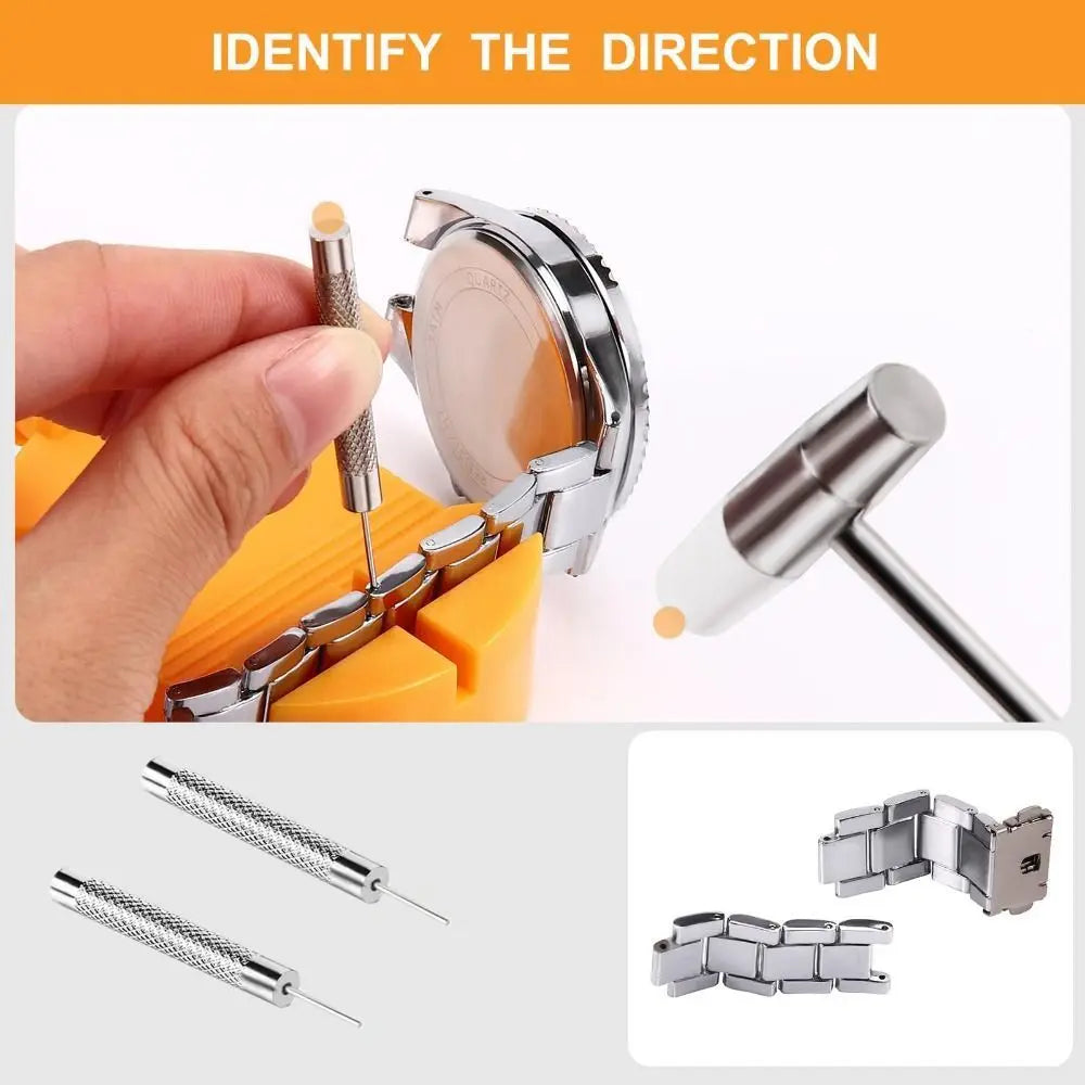 31-Piece Watch Band Link Removal & Adjustment Tool Kit Watch Repair Tool Kit PLUSH