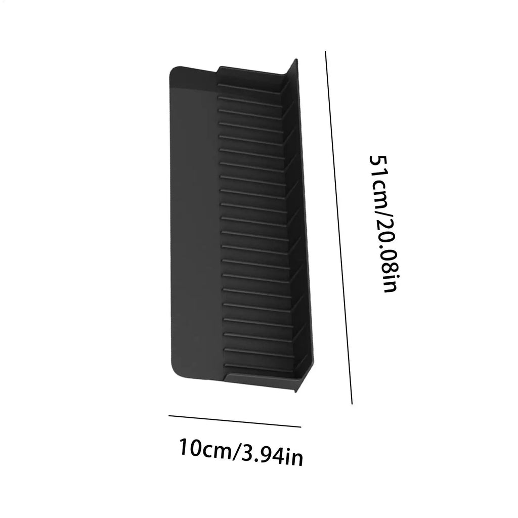 Silicone Kitchen Sink Splash Guard – Anti-Splash Mat Black Sink Splash Guard PLUSH
