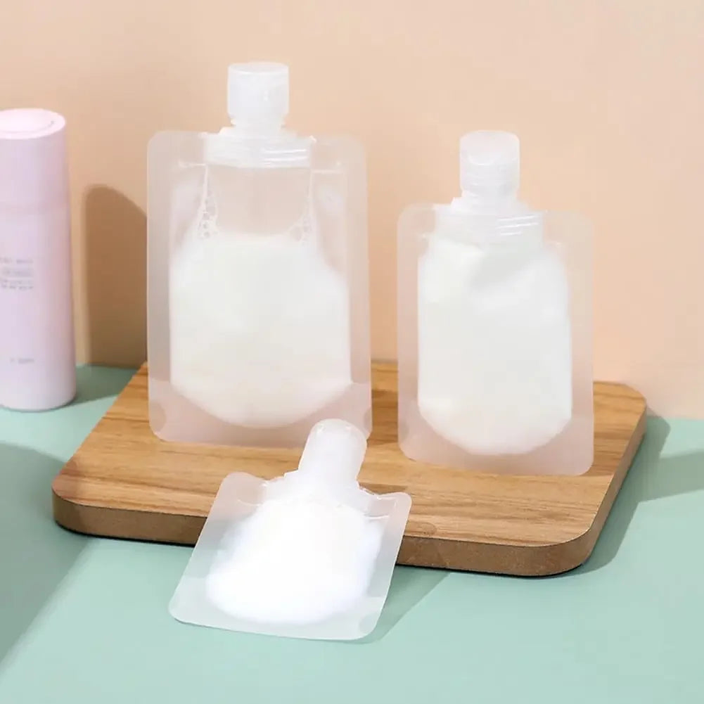 Travel Toiletry Bag & Refillable Bottles for Cosmetics Travel Toiletry Set PLUSH