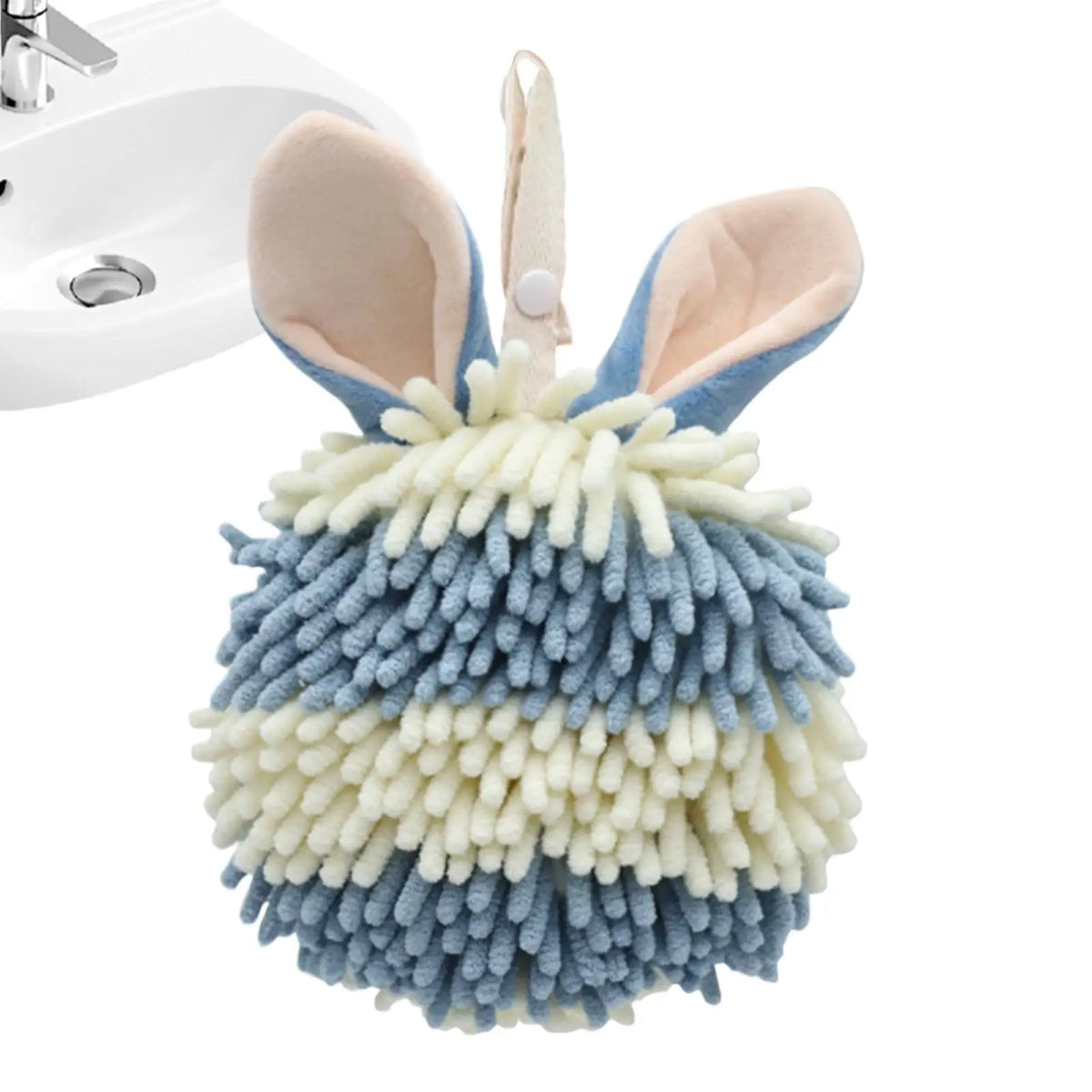 Chenille Hand Towels – Soft Absorbent Bunny Towel for Bath & Kitchen Chenille Hand Towel PLUSH