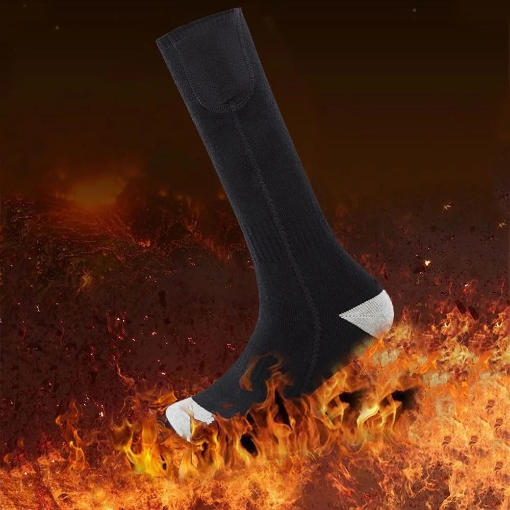 Electric Heated Socks – Adjustable Warmth, USB & Battery Powered Electric Heated Socks PLUSH