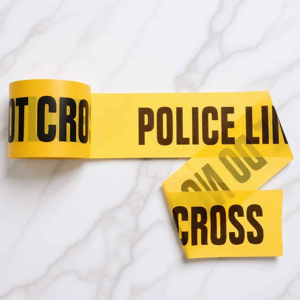 Yellow "Do Not Enter" Warning Barrier Tape | Safety & Party Safety Barrier Tape PLUSH other