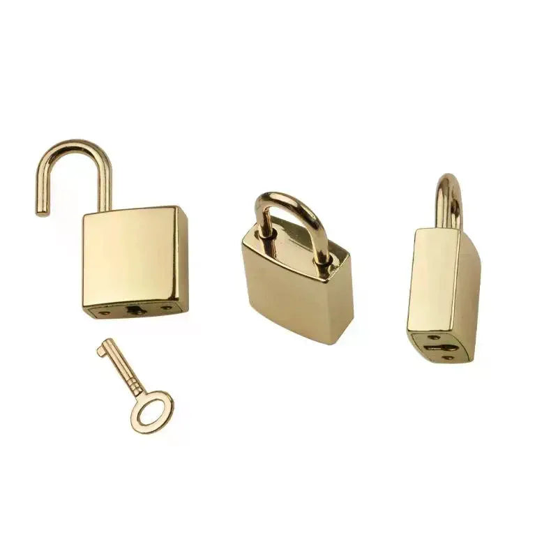 Mini Zinc Alloy Padlock with Key – Diary, Jewelry Box & Bag Lock Mini Padlock Set PLUSH