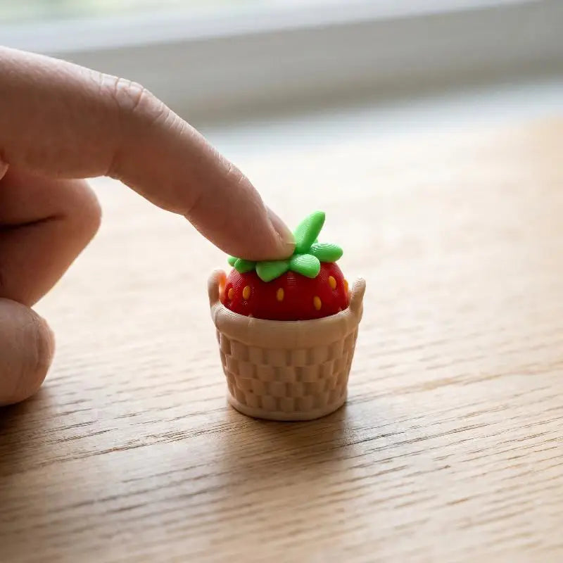 3D Printed Fruit Fidget Clicker Toy | Eco PLA | Kids & Adults Fidget Clicker Toy PLUSH