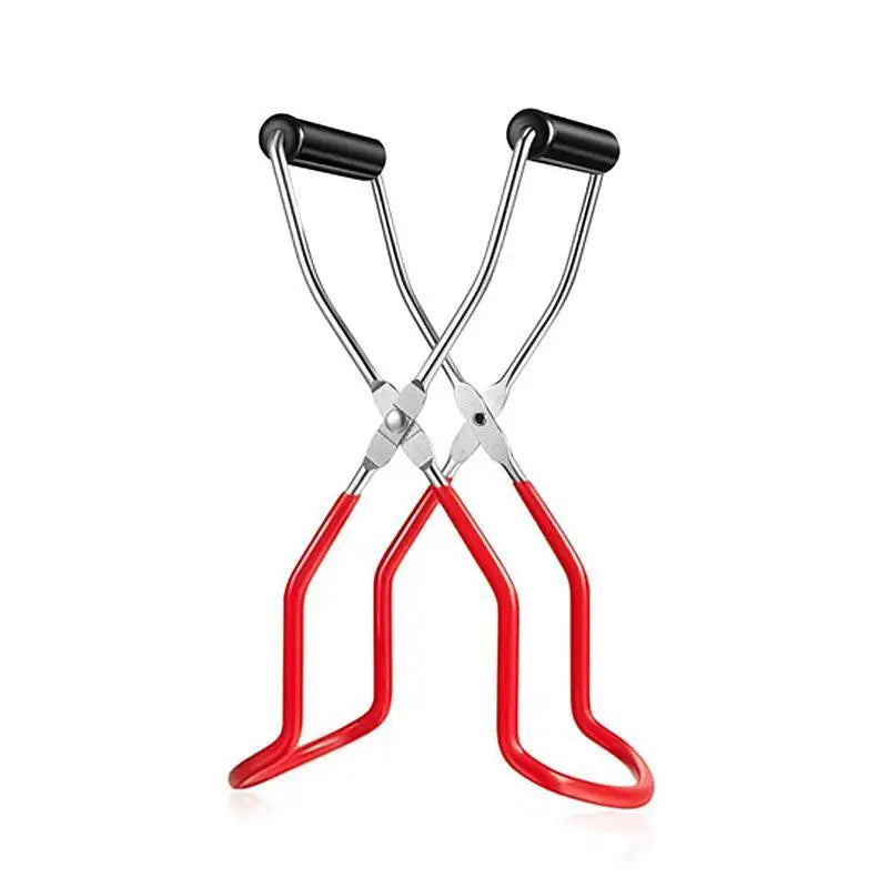Magnetic Jar Lid Lifter with Bubble Popper & Measuring Marks Canning Tool PLUSH can clamp Red