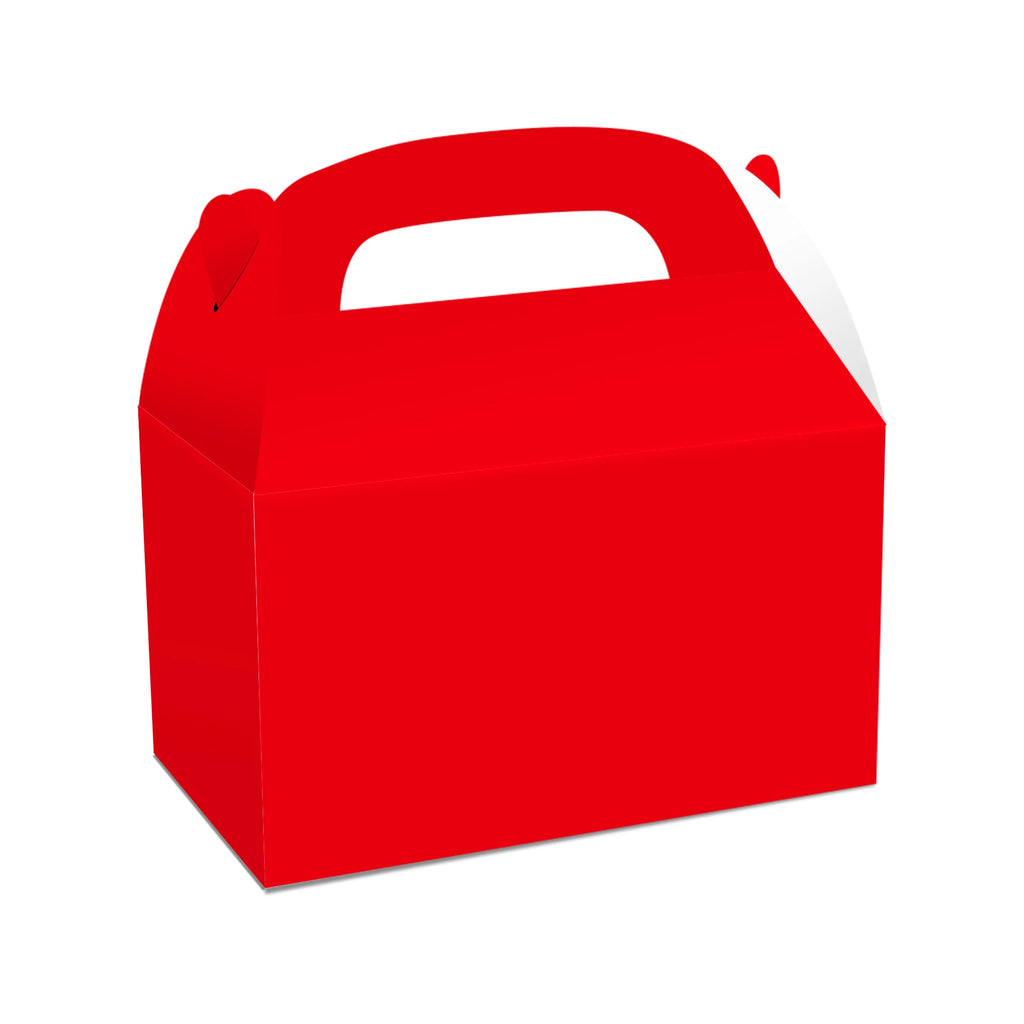 10pcs Large White Gable Gift Boxes with Handles | Party & Baking Gift Boxes PLUSH 3x6x3inch 10pcs 17x11x7cm Other
